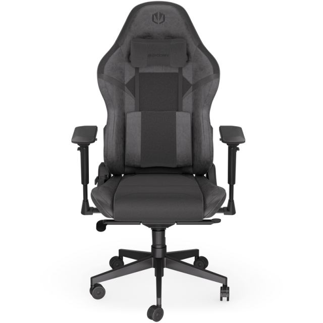Endorfy Scaun Gaming ENDORFY Scrim BK, Piele/Textil, Suport lombar, 120 Kg, Negru