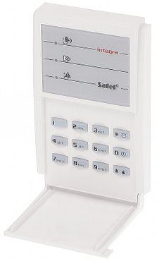 Tastatura LED Satel Integra INT-SZ-BL, iluminare albastra
