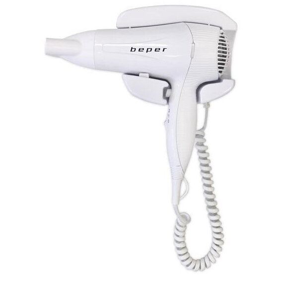 Beper Uscator de par Beper 40 490, 2000 W, 2 viteze, montare pe perete, Alb