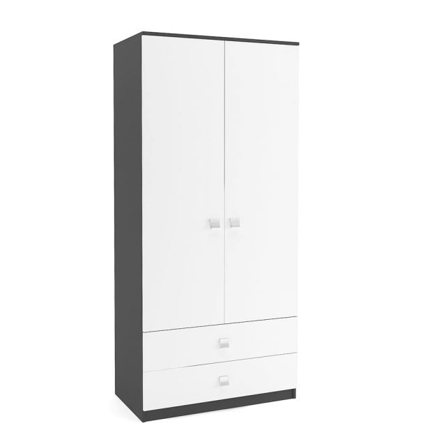 Dulap cu sertare LINEA 90, 2 Usi, 2 Sertare