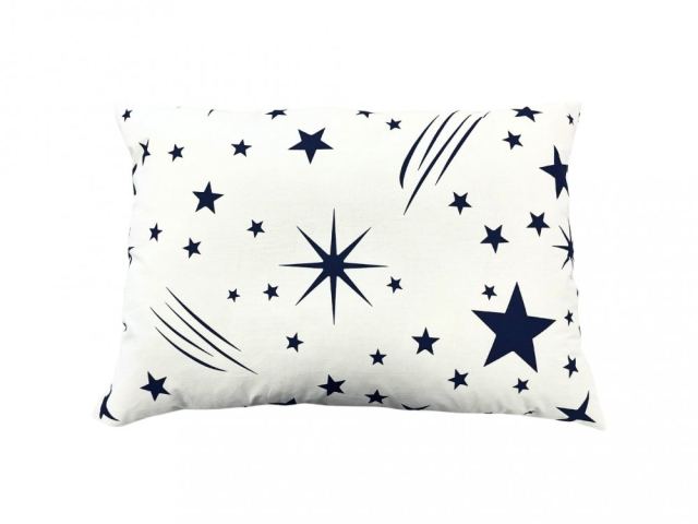 Perna Somnart din bumbac, model cu stelute, 50 x 70 cm