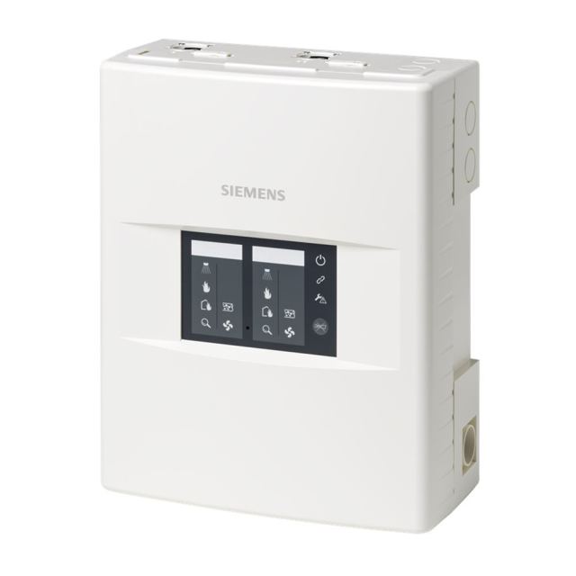 Detector de fum prin aspiratie adresabil Siemens FDA262, 2 camere, 1200 m, programabil, 3 alarme