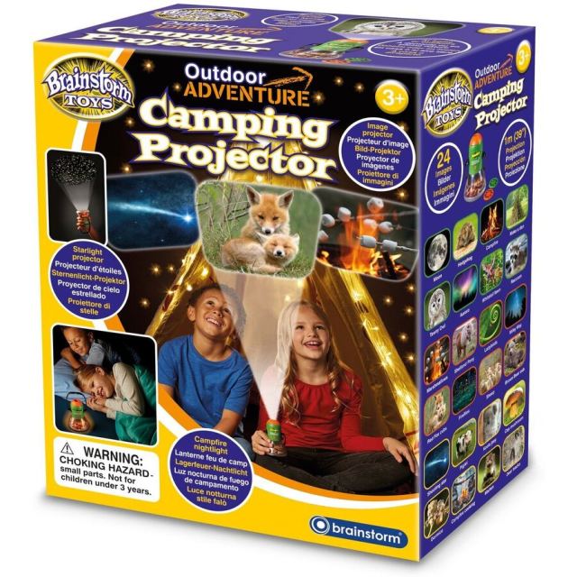 Brainstorm&nbsp;Toys Aventuri in aer liber – Proiector si lampa de veghe pentru Camping Brainstorm Toys E2060