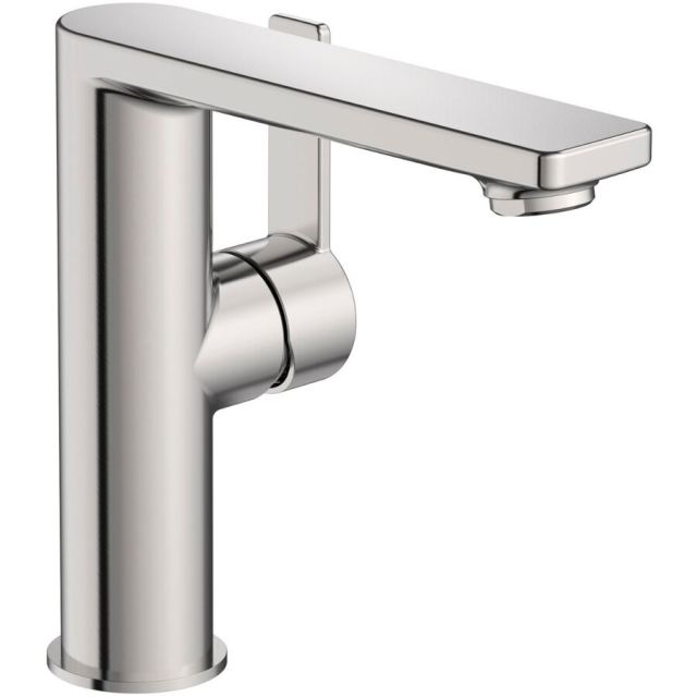 Roca Baterie lavoar Roca, Gama Targa A5A405FSM0, monocomanda, marime L, levier metalic, cartus ceramic, set evacuare push to open, crom mat
