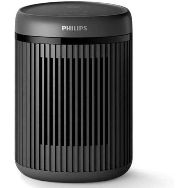 Philips Aeroterma electrica ceramica Philips Seria 2000 CX2120/01, 1500W, 5 Moduri, 2 trepte viteza, Gri inchis