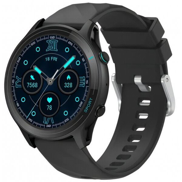 Titmo Ceas Inteligent Titmo O-100 Call, Bluetooth, Ecran TFT 1.52, IP68, Android/iOS, Negru