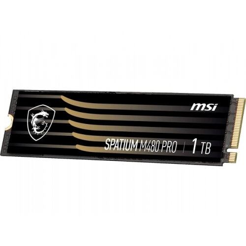 MSI SSD intern MSI Spatium M480 Pro, 1TB, PCI Express 4.0 x4, M.2 2280