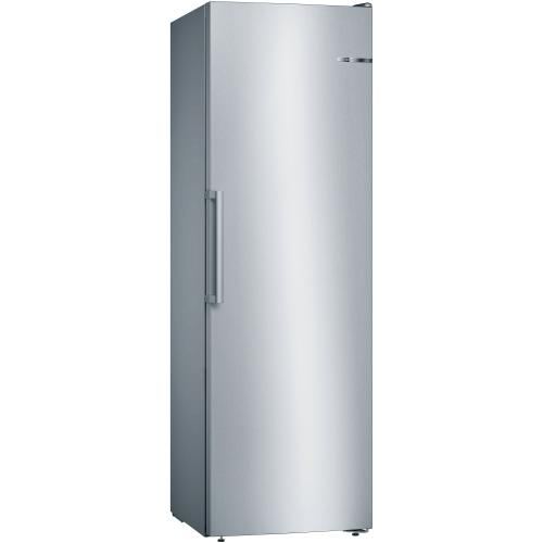 Congelator Bosch GSN36VIEP, 242 L, NoFrost, MultiAirflow, 4 sertare, Display TouchControl, Clasa E, H 186 cm (Inox)