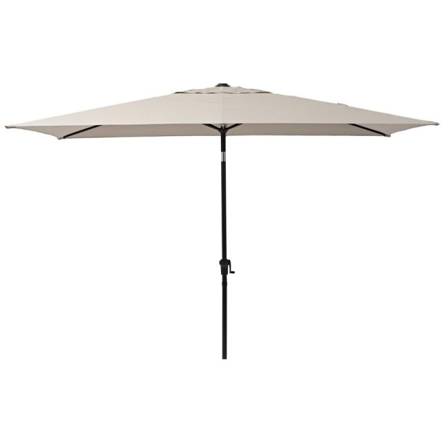 Naterial Umbrela terasa, otel/poliester, 300 x 194 cm, H 255 cm, Taupe