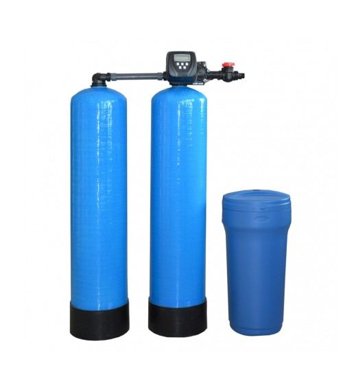 Statie dedurizare aquaPUR SOFT 75 TWIN Q=3,5mc/h cu by-pass