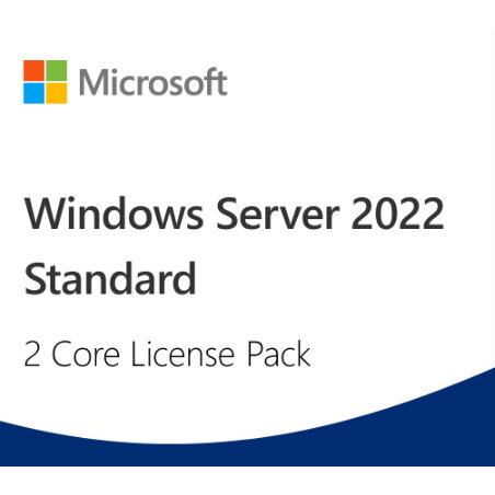 Microsoft Licenta Software Microsoft Windows Server 2022 Standard - 2 Core License Pack, Standard Edition, Cloud-ready