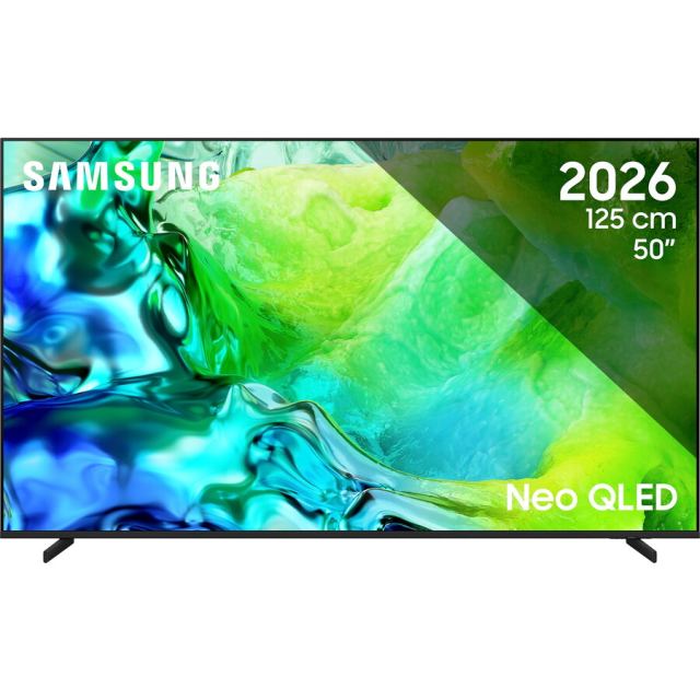 Samsung Televizor Samsung MiniLED Neo QLED 50QN80H, 125 cm, Smart, 4K Ultra HD, Clasa F (Model 2026), Negru