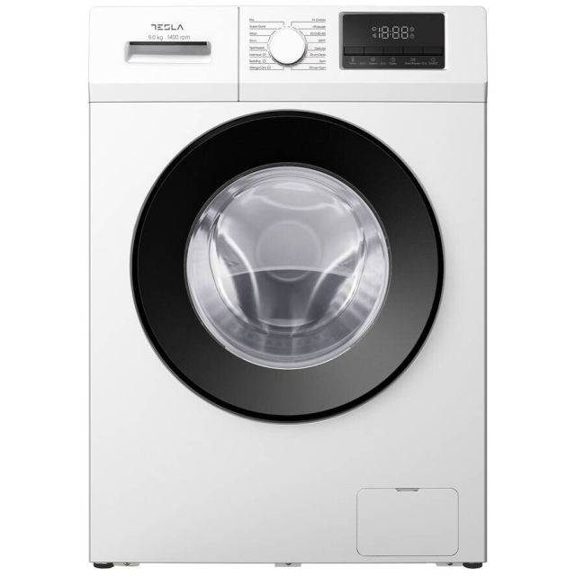 TESLA Masina de spalat rufe Tesla WG Masina de spalat rufe Tesla WF91461T, 9kg, Clasa A1400 RPM, Inverter, 16 programe, Delay Start, Alb