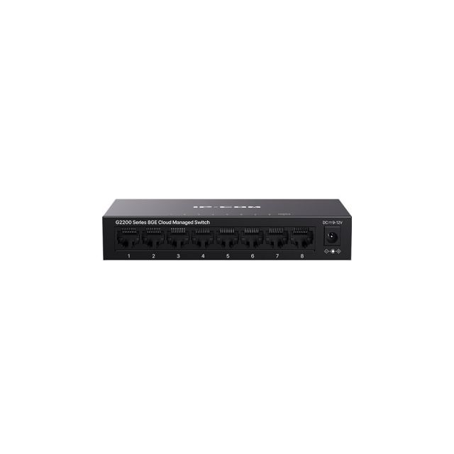 Switch cu 8 porturi Gigabit IP-COM G2208D, 16 Gbps, 12 Mpps, cu management cloud