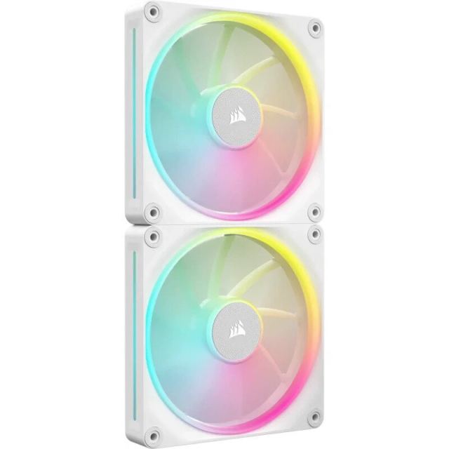 CORSAIR Ventilatoare Carcasa CORSAIR iCUE LINK LX140, 2x140mm, RGB, Alb