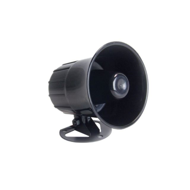 Sirena de exterior Dahua ARA16, 12V DC, 105 dB, ABS, suport metalic