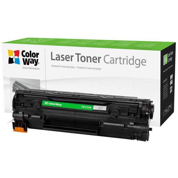 ColorWay Cartus Toner ColorWay CW-C725M, Negru, 1600 pagini
