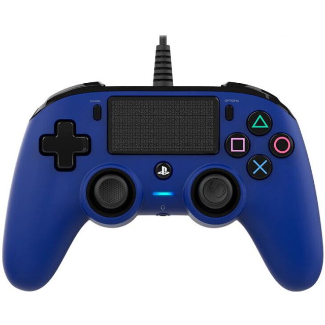 Bigben Controller cu fir Nacon Compact pentru Playstation 4, Albastru
