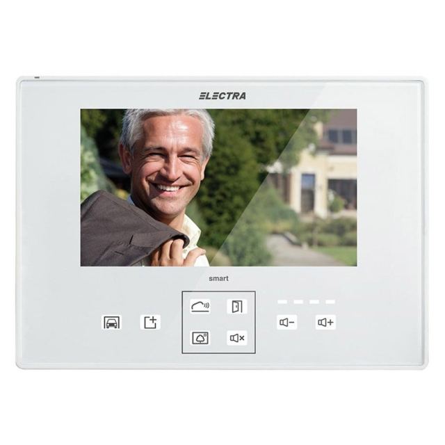 Videointerfon de interior Electra Smart VTM.7S083.ELWTL, ecran 7 inch, aparent, alb