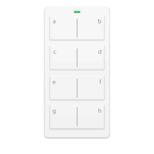 Mini telecomanda wireless cu 8 canale smart home INSTEON 2342-422, 15m