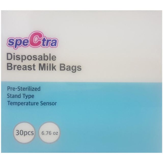 SPECTRA Pungi stocare lapte matern cu fermoar (30 buc.)