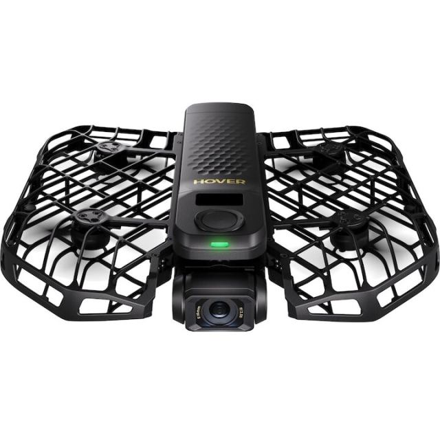 HOVERAir Drona HOVERAir X1 PROMAX Basic Combo (UE), 4 rotori, rezistent la vant, 192.5 g, Negru