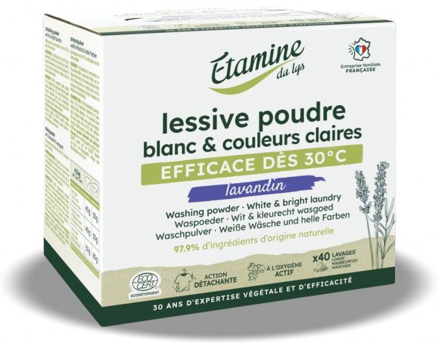 Detergent pudra Bio rufe albe si culori deschise Etamine parfum lavanda 2 kg