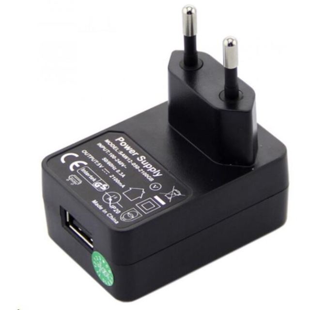 ZEBRA Sursa de alimentare Zebra TC2x (adaptor UE), 5V, 2.5A, Negru