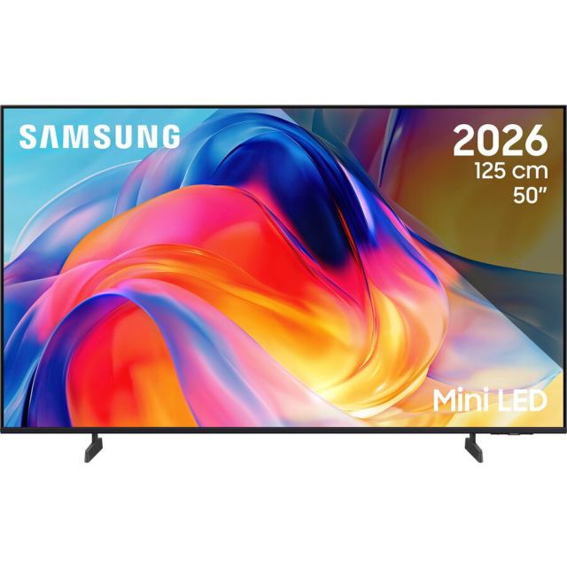 Samsung Televizor Samsung MiniLED 50M72H, 125 cm, Smart, 4K Ultra HD, Clasa F (Model 2026), Negru