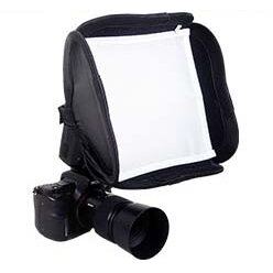 iShoot Mini softbox difuzor pliabil 23x23cm pentru blitz pe patina