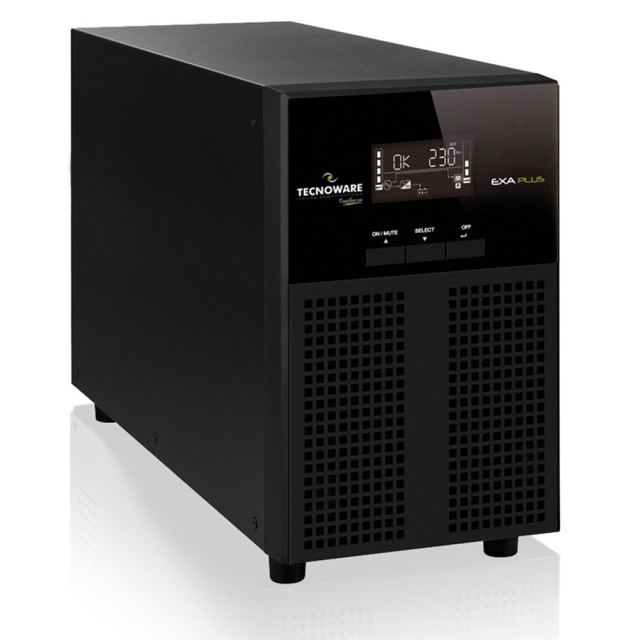 UPS cu 8 prize IEC Tecnoware EXA PLUS FGCEXAPL3002IEC, 3000 VA, 2100 W, AVR, display LCD, cu management