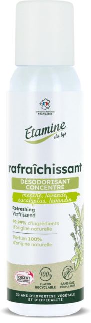 Odorizant Bio casa cu efect revigorant si igienizant Etamine parfum eucalipt, menta si lavanda 125 ml