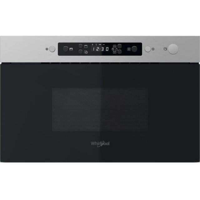 Whirlpool Cuptor cu microunde incorporabil Whirlpool MBNA920X, 22 l, 750 W, Grill, Tehnologia 3D, Child lock, Quartz grill, Jet Start, JetDefrost, Inox