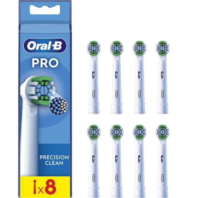 Oral-b Rezerve periuta de ditni Oral-B Pro Precision Clean EB20RX-8, 8 bucati, Alb