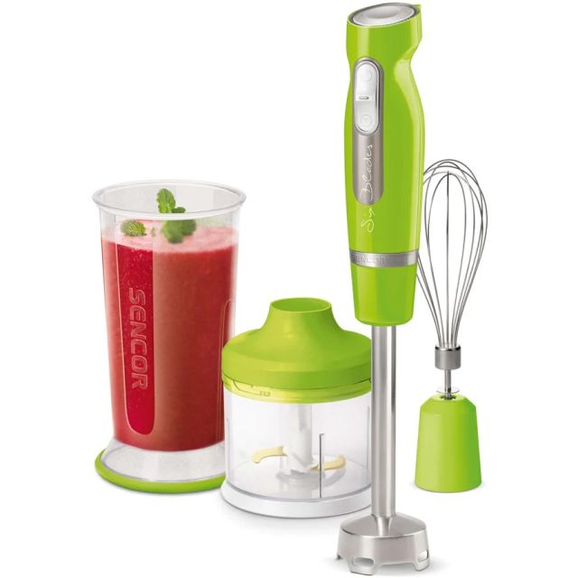 Sencor Set Sencor SHB 4461GR-EUE3 Botmixer, 1000W, 700ml cana de amestecare, verde