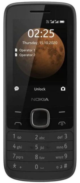 Telefon Mobil NOKIA 225, Dual Sim, 4G (Negru)