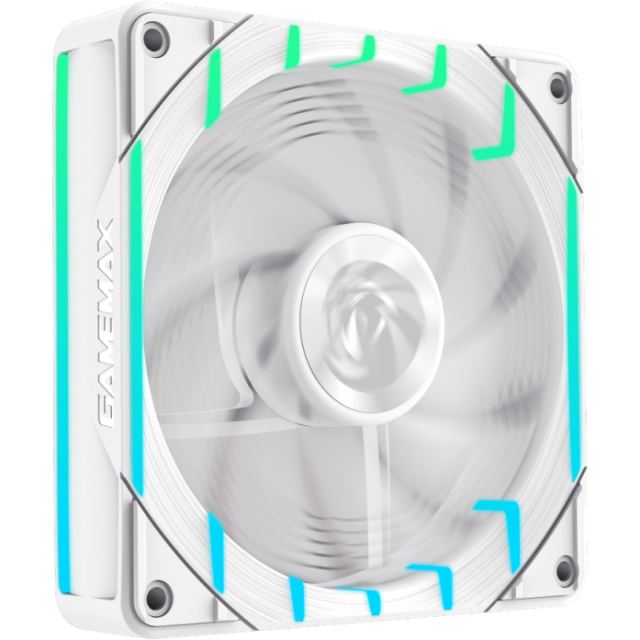 Gamemax Ventilator Gamemax Tornado T12 ARGB-RW, Alb