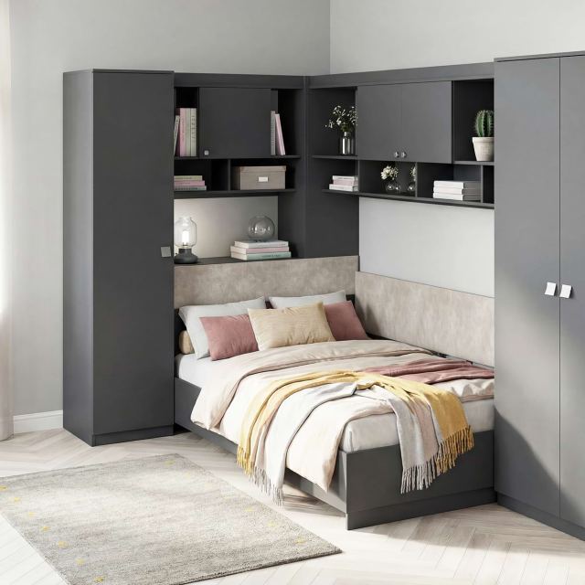 Dormitor pe colt tineret ALESSIO 4