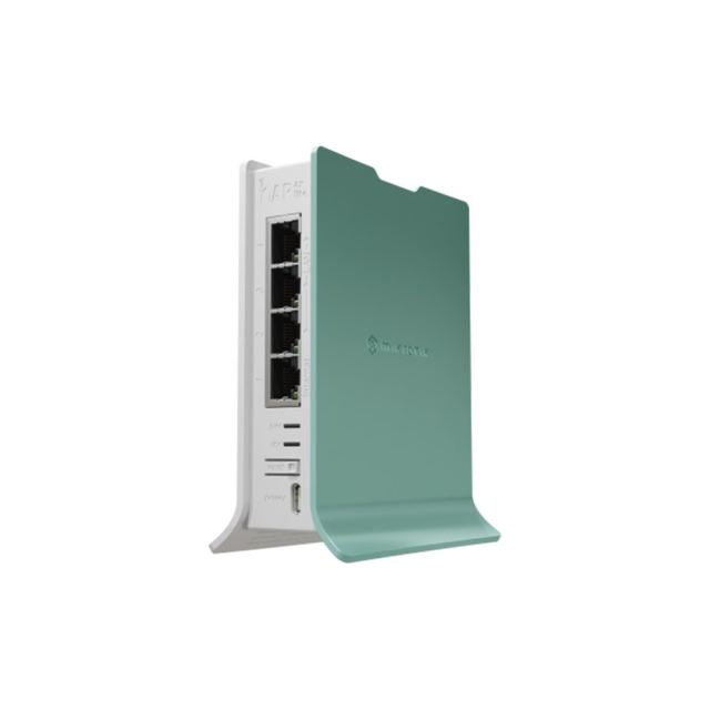 Router wireless MikroTik HAP AX Lite L41G-2AXD, WiFi 6, 2.4 GHz, 574 Mbps