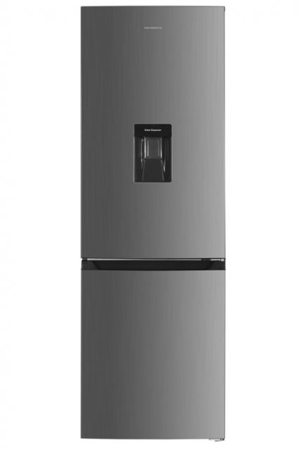 Combina frigorifica HEINNER HCNF-HM291INVXWDD, 291 L, Total No Frost, Clasa D, Lumina LED, Dozator de apa, Usi reversibile, H 186 cm (Inox)