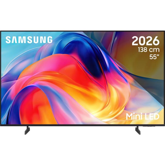Samsung Televizor Samsung MiniLED 55M72H, 138 cm, Smart, 4K Ultra HD, Clasa F (Model 2026), Negru