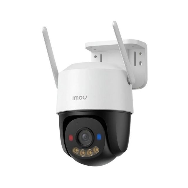Camera supraveghere rotativa IP Speed Dome PTZ Imou Cruiser SC Full Color IPC-K7FP-5H0WE, 5 MP, 3.6 mm, WiFi 6, IR/lumina alba 30 m, microfon si difuzor, alarma, avertizare luminoasa, slot card