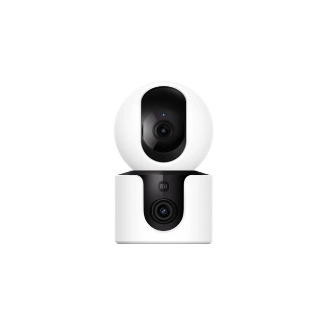 Camera supraveghere interior wireless WiFi dual band cu lentila duala Xiaomi C300 DUAL, 3 MP, 6 - 2.8 mm, 2.4 -5 GHz, bluetooth, microfon si difuzor, tracking, slot card