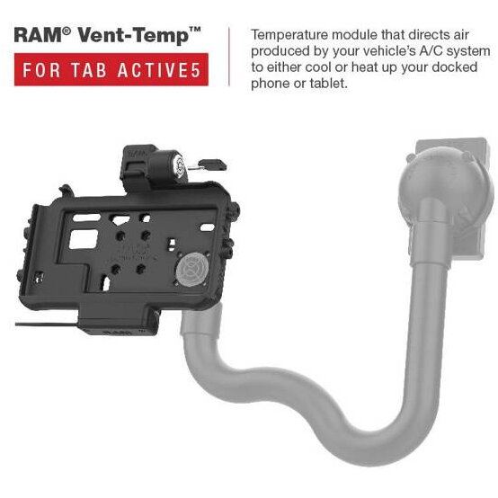 RAM&nbsp;MOUNTS RAM® Low-Profile Lock USB-C Powered Dock pentru Tab Active5 &amp; 3