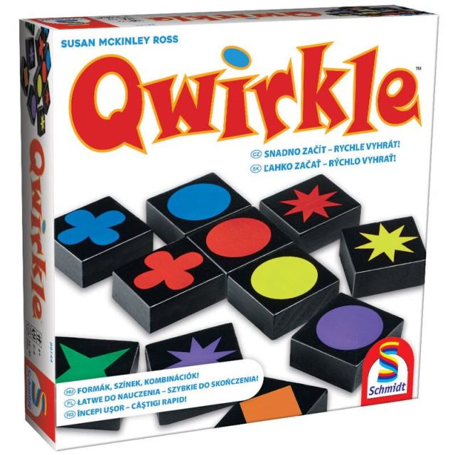 Schimdt Joc de strategie Schimdt - Qwirkle RO, 108 piese din lemn
