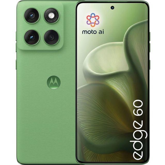 Motorola Telefon mobil Motorola Edge 60, 12GB RAM, 512GB,  5G, Dual SIM, Pantone Shamrock, Verde