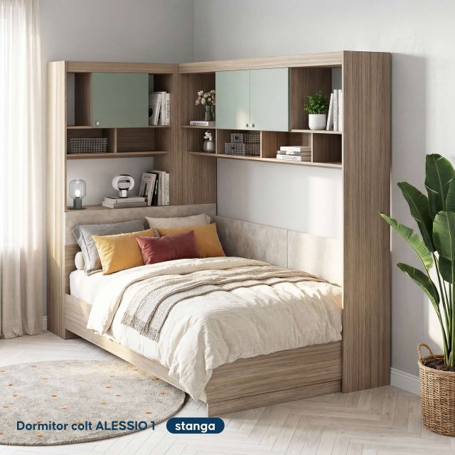 Set dormitor pe colt ALESSIO 1