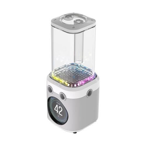 Rezervor cu Pompa Corsair iCUE Link XD6 RGB Elite LCD, 22 LED-uri ARGB (Alb)