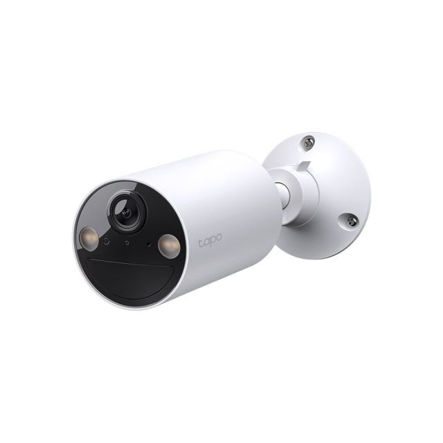 Camera exterior wireless WiFi cu acumulator si iluminare duala TP Link Tapo C410, 3 MP, 3.17 mm, IR/Lumina alba 9.1 m, microfon si difuzor, alarma 94 dB, control vocal, slot card