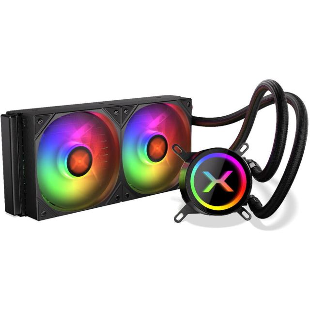KRUX Cooler Procesor Krux HydroX 240 ARGB 1800RPM Negru